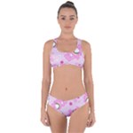 Cheer Bear Pink, Care, Care Bears, Cartoon Criss Cross Bikini Set