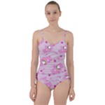 Cheer Bear Pink, Care, Care Bears, Cartoon Sweetheart Tankini Set