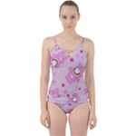 Cheer Bear Pink, Care, Care Bears, Cartoon Cut Out Top Tankini Set