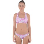 Cheer Bear Pink, Care, Care Bears, Cartoon Cross Back Hipster Bikini Set