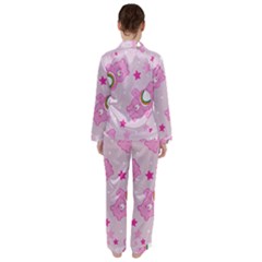 Women s Long Sleeve Satin Pajamas Set 