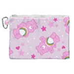 Cheer Bear Pink, Care, Care Bears, Cartoon Canvas Cosmetic Bag (XL)