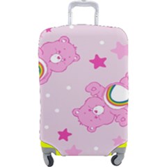 Cheer Bear Pink, Care, Care Bears, Cartoon Luggage Cover (Large) from ArtsNow.com