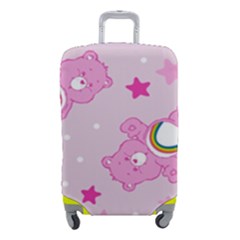 Cheer Bear Pink, Care, Care Bears, Cartoon Luggage Cover (Small) from ArtsNow.com