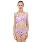 Cheer Bear Pink, Care, Care Bears, Cartoon Spliced Up Two Piece Swimsuit