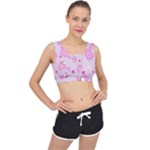 Cheer Bear Pink, Care, Care Bears, Cartoon V-Back Sports Bra