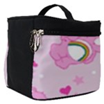 Cheer Bear Pink, Care, Care Bears, Cartoon Make Up Travel Bag (Small)