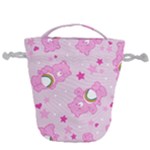 Cheer Bear Pink, Care, Care Bears, Cartoon Drawstring Bucket Bag