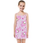 Cheer Bear Pink, Care, Care Bears, Cartoon Kids  Summer Sun Dress