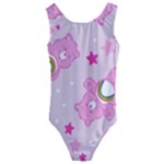 Cheer Bear Pink, Care, Care Bears, Cartoon Kids  Cut-Out Back One Piece Swimsuit