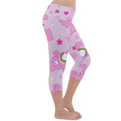 Lightweight Velour Capri Yoga Leggings 