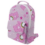 Cheer Bear Pink, Care, Care Bears, Cartoon Flap Pocket Backpack (Small)