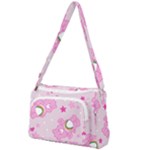 Cheer Bear Pink, Care, Care Bears, Cartoon Front Pocket Crossbody Bag