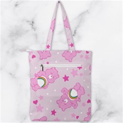 Double Zip Up Tote Bag 