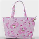 Cheer Bear Pink, Care, Care Bears, Cartoon Back Pocket Shoulder Bag 