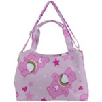 Cheer Bear Pink, Care, Care Bears, Cartoon Double Compartment Shoulder Bag