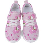 Cheer Bear Pink, Care, Care Bears, Cartoon Women s Velcro Strap Shoes