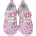 Cheer Bear Pink, Care, Care Bears, Cartoon Kids  Velcro Strap Shoes