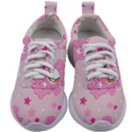 Cheer Bear Pink, Care, Care Bears, Cartoon Kids Athletic Shoes