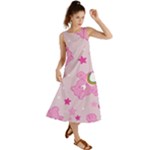 Cheer Bear Pink, Care, Care Bears, Cartoon Summer Maxi Dress