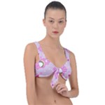 Cheer Bear Pink, Care, Care Bears, Cartoon Front Tie Bikini Top