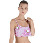 Cheer Bear Pink, Care, Care Bears, Cartoon Layered Top Bikini Top 