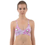 Cheer Bear Pink, Care, Care Bears, Cartoon Wrap Around Bikini Top