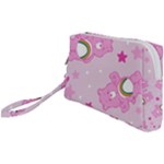 Cheer Bear Pink, Care, Care Bears, Cartoon Wristlet Pouch Bag (Small)