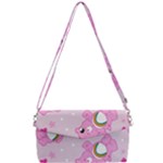 Cheer Bear Pink, Care, Care Bears, Cartoon Removable Strap Clutch Bag