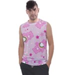 Cheer Bear Pink, Care, Care Bears, Cartoon Men s Regular Tank Top