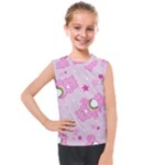 Cheer Bear Pink, Care, Care Bears, Cartoon Kids  Mesh Tank Top