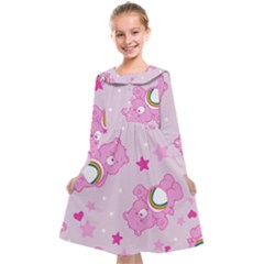 Cheer Bear Pink, Care, Care Bears, Cartoon Kids  Midi Sailor Dress from ArtsNow.com