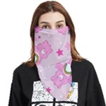 Cheer Bear Pink, Care, Care Bears, Cartoon Face Covering Bandana (Triangle)