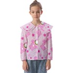 Cheer Bear Pink, Care, Care Bears, Cartoon Kids  Peter Pan Collar Blouse