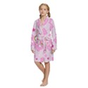 Kids  Long Sleeve Velvet Lounge Robe 