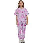 Cheer Bear Pink, Care, Care Bears, Cartoon Kids  T-Shirt and Pants Sports Set