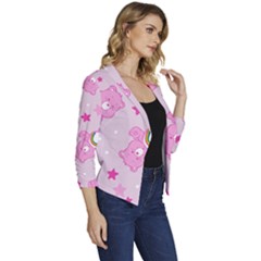 Women s Casual 3/4 Sleeve Spring Jacket 