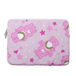 Cheer Bear Pink, Care, Care Bears, Cartoon 13  Vertical Laptop Sleeve Case With Pocket