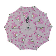 Cheer Bear Pink, Care, Care Bears, Cartoon Automatic Folding Umbrella with Case (Large) from ArtsNow.com