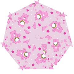 Cheer Bear Pink, Care, Care Bears, Cartoon Automatic Folding Umbrella with Case (Small) from ArtsNow.com