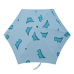 Dinosaur , Cute, Pastel, Mini Folding Umbrellas