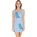 Dinosaur , Cute, Pastel, Bodycon Dress