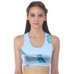 Dinosaur , Cute, Pastel, Fitness Sports Bra