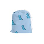 Dinosaur , Cute, Pastel, Drawstring Pouch (Medium)