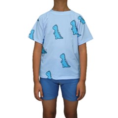 Kids  Short Sleeve Swimwear 