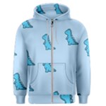 Dinosaur , Cute, Pastel, Men s Zipper Hoodie