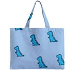 Dinosaur , Cute, Pastel, Zipper Mini Tote Bag