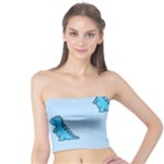 Dinosaur , Cute, Pastel, Tube Top