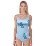 Dinosaur , Cute, Pastel, Camisole Leotard 