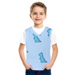 Dinosaur , Cute, Pastel, Kids  Basketball Tank Top